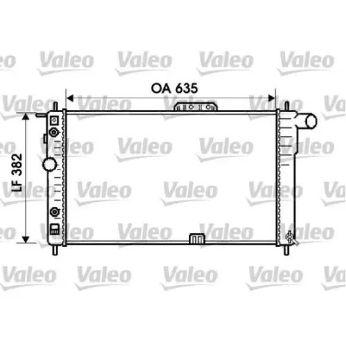 VALEO Motor Su Radyatörü Otomatik 734596