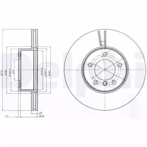 DELPHI Ön Fren Diski Takım BG4172C