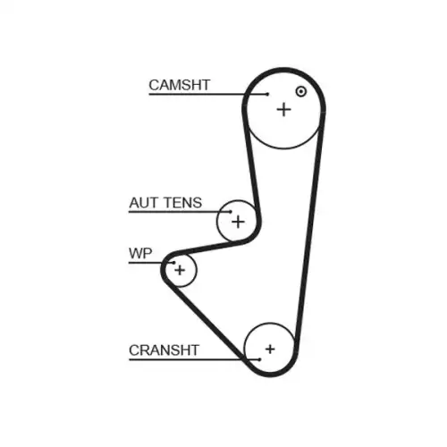 GATES Eksantrik Triger Kayışı 100-170 5574XS