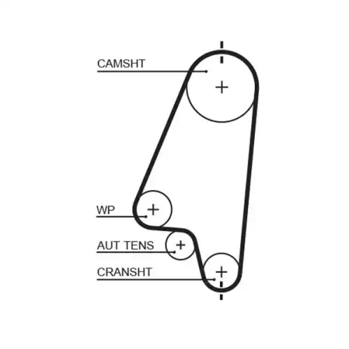 GATES Eksantrik Triger Kayışı 111-170 5310XS