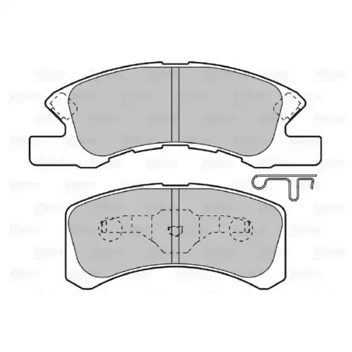 VALEO Ön Fren Balatası 598873