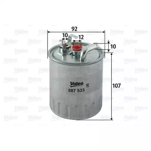 VALEO Yakıt Filtre Mazot 587533