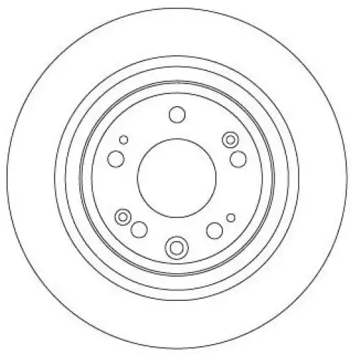 TRW Arka Fren Diski Düz DF6678