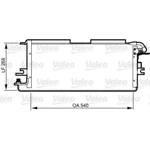 VALEO Klima Radyatörü Kondenser 814245