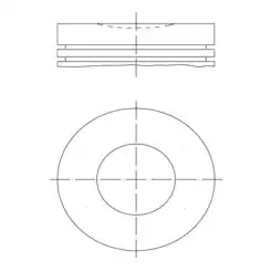 MAHLE Motor Piston Segman Std 85.00mm 0401600