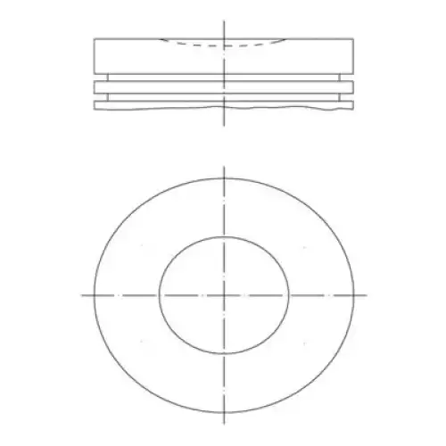 MAHLE Motor Piston Segman Std 85.00mm 0401600