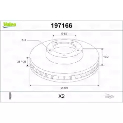 VALEO Ön Fren Diski Tk 197166