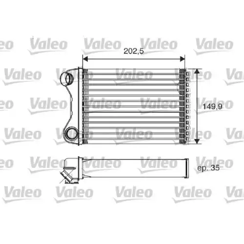 VALEO Kalorifer Radyatorü 812211