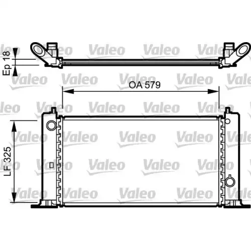 VALEO Motor Su Radyatörü 734228