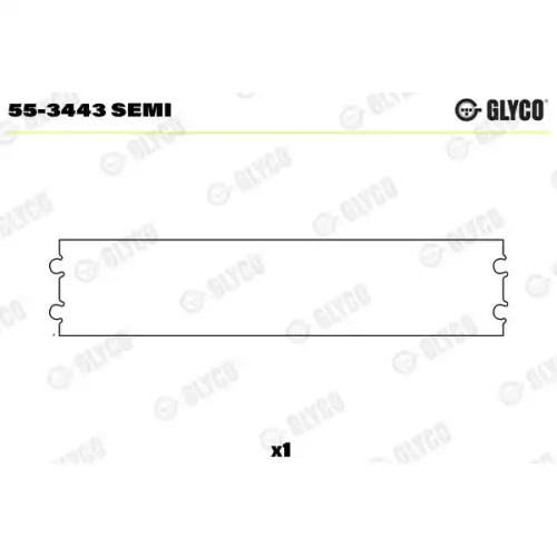 GLYCO Piston Kol Burcu-Semi 55-3443 SEMI