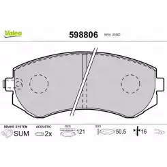 VALEO Ön Fren Balatası Tk 598806