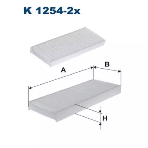 FILTRON Polen Filtre K1254-2x