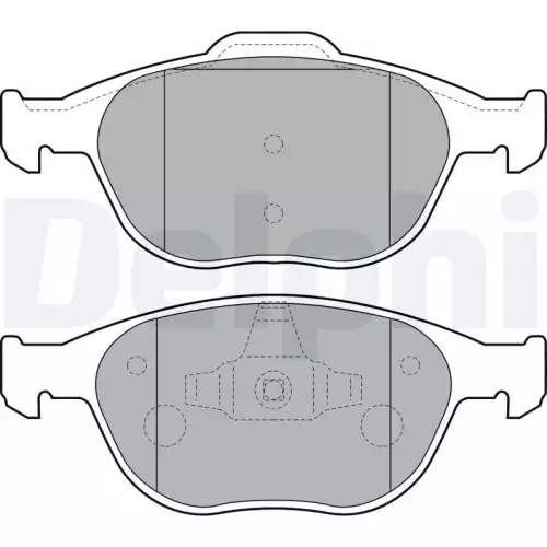 DELPHI Ön Fren Balatası Tk LP1724