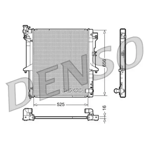 DENSO Motor Su Radyatörü DRM45017