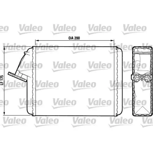 VALEO Kalorifer Radyatörü 883468