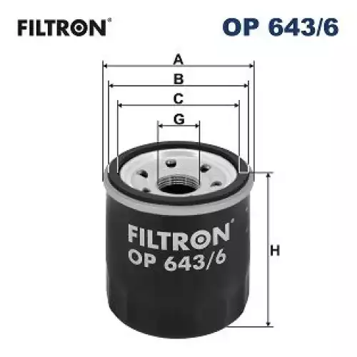 FILTRON Yağ Filtre OP643/6