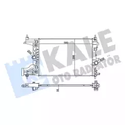 KALE Motor Su Radyatörü 355200