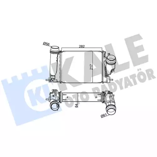 KALE Turbo Radyatörü İntercooler 350985