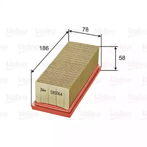 VALEO Hava Filtresi 585064