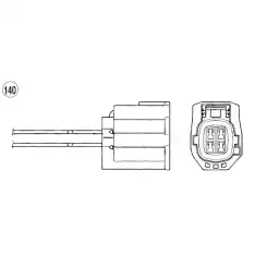 NGK Lambda Oksijen Sensörü 595mm OZA668-EE27 NGK-94192