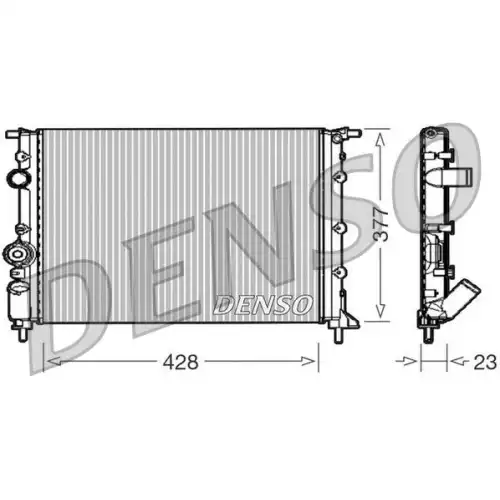 DENSO Radyatör Su Klimasız Mekanik DRM23008