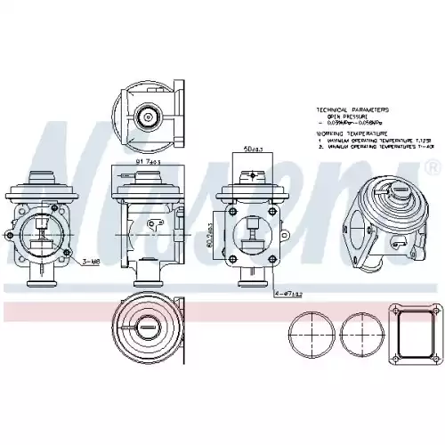 NISSENS Egr Valfi 98219