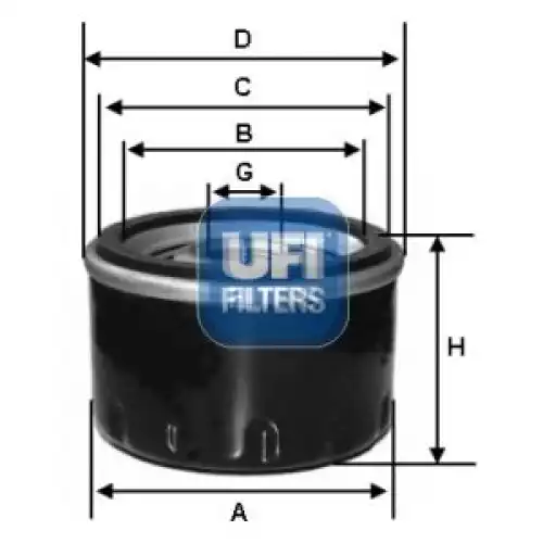 UFI Yağ Filtre 23.545.00