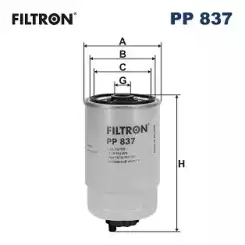 FILTRON Yakıt Filtre PP837