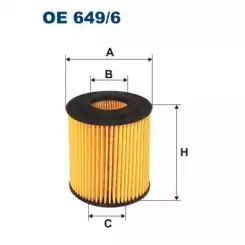 FILTRON Yağ Filtre OE649/6