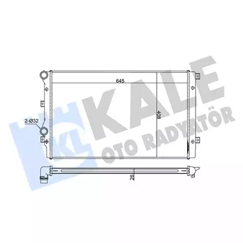 KALE Motor Su Radyatörü 353500