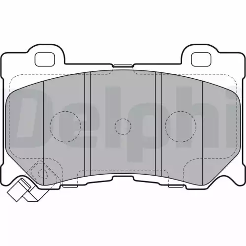 DELPHI Ön Fren Balatası Tk LP2156