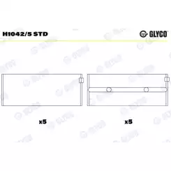 GLYCO ANA YATAK STD H1042/5 STD