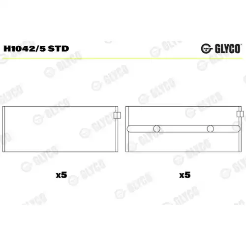 GLYCO ANA YATAK STD H1042/5 STD