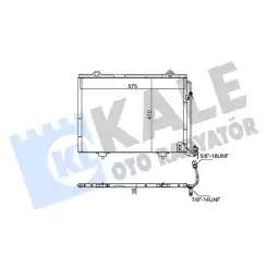KALE Klima Radyatörü Kondanser 345510