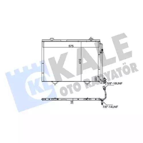 KALE Klima Radyatörü Kondanser 345510