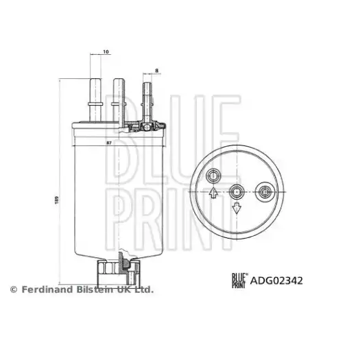 BLUE PRINT Yakıt Mazot Filtresi ADG02342