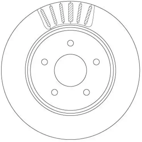 TRW Arka Fren Diski Havalı 292mm Takım DF6789