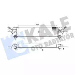 KALE Turbo Radyatörü İntercooler 342350