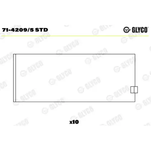 GLYCO Kol Yatak Std 71-4209/5 STD