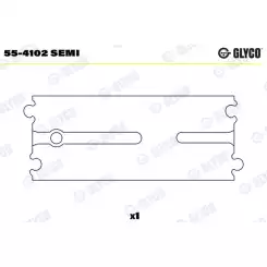 GLYCO Piston Kol Burcu Std Adet 55-4102 SEMI