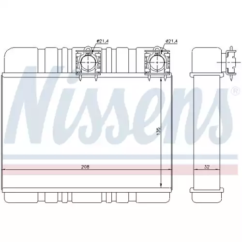 NISSENS Kalorifer Radyatörü Klimalı 70514