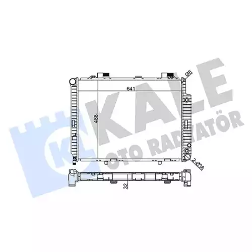 KALE Motor Su Radyatörü 360500