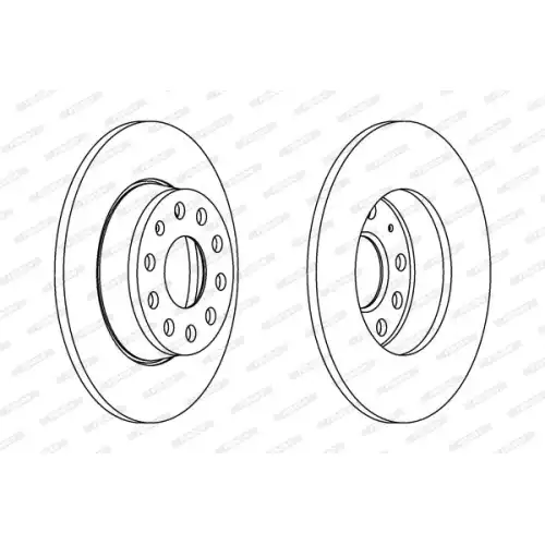 FERODO Arka Fren Diski (272 5) DDF1895