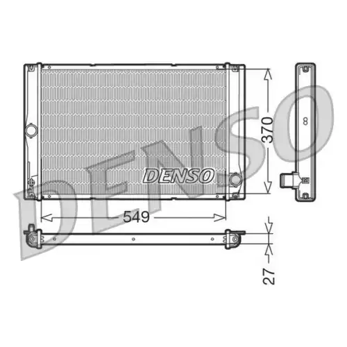 DENSO Motor Su Radyatörü DRM50023