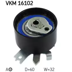 SKF Alternatör V Kayış Gegi Rulmanı VKM16102