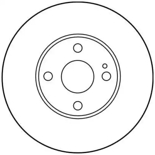 TRW Ön Fren Diski Havalı 257.4.mm DF2702