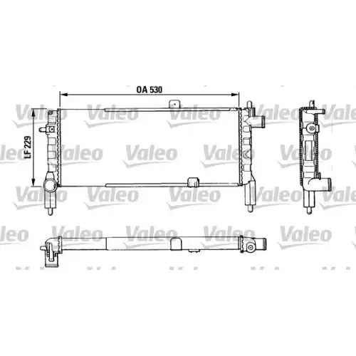 VALEO Motor Su Radyatörü Klimasız Manuel 883920