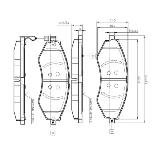 BOSCH Ön Fren Balatası Tk 0986TB2319