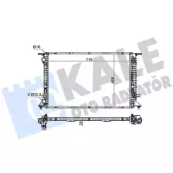 KALE Motor Su Radyatörü 353400