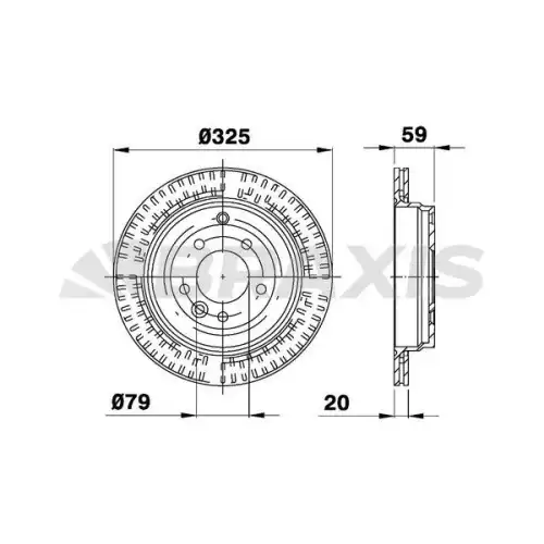 BRAXIS Arka Fren Diski AE0445